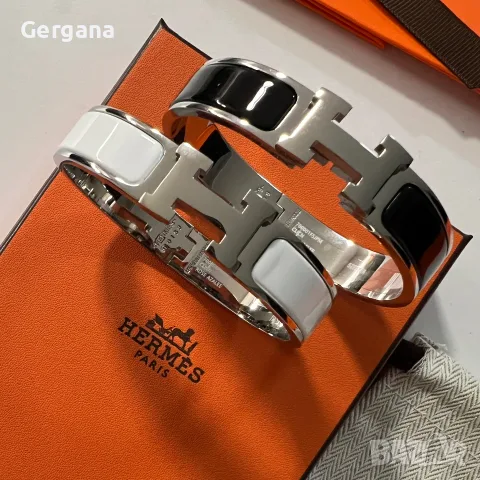 мъжка гривна Hermes, снимка 4 - Гривни - 56073435