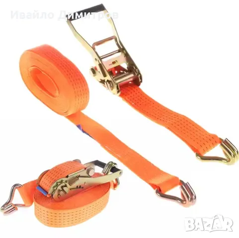 Колан с тресчотка за укрепване на товар, 2т., 10м. / 5т.,10м., снимка 4 - Други инструменти - 49632875