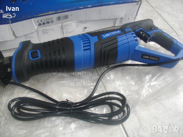 Нов Саблен/Реципрочен Трион-COUGAR-4 Ножа-600 Вата-Пълен Комплект-Куфар/Нов Немски 900Вата-LUX TOOLS, снимка 13 - Други инструменти - 40582026