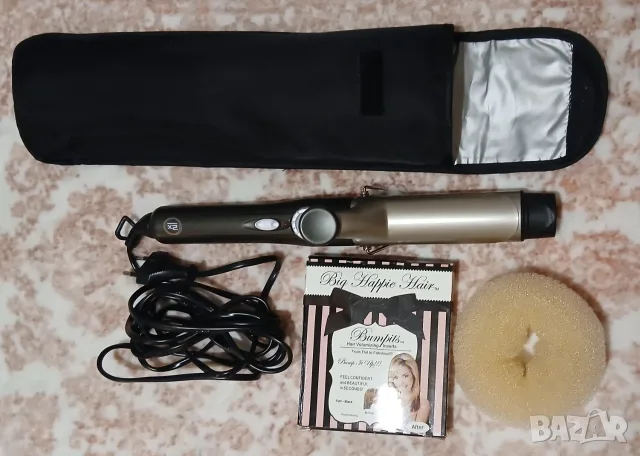 Комплект за бързи къдрици и супер обем: Маша Remington 130W + Bumpits и аксесоари