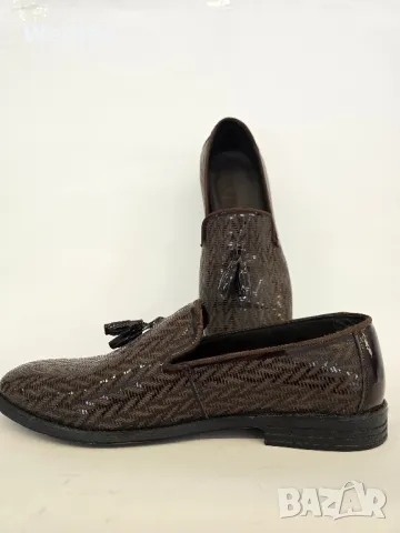 Мъжки елегантни обувки, снимка 3 - Официални обувки - 48865361