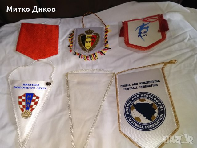 Футболни флагчета Bulgaria-Belgium-Turkey-Bosna-Georgia-Croatia, снимка 6 - Футбол - 30072719