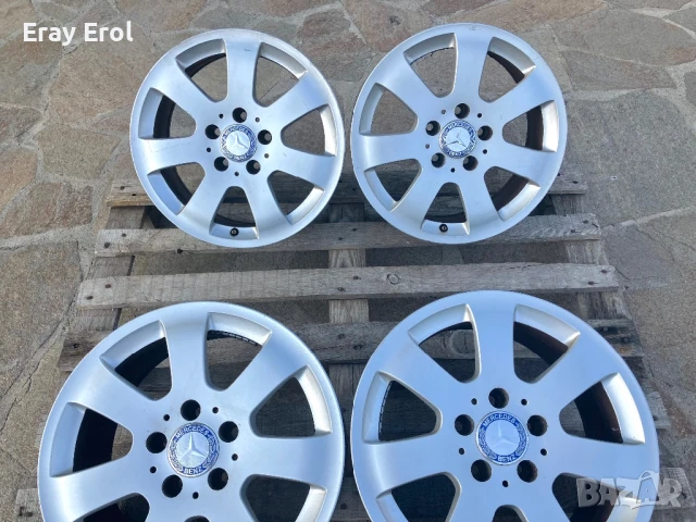 16 джанти 5х112 Mercedes E Class w211 5х112 Мерцедес Оригинал, снимка 5 - Гуми и джанти - 50556522