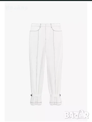 Нов бял панталон zara, снимка 3 - Панталони - 56469652