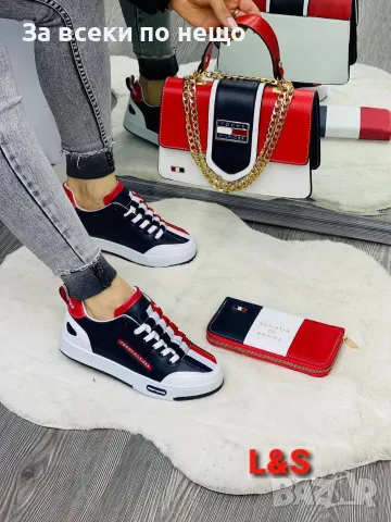 Tommy Hilfiger Дамски Маратонки👟Дамски Спортни Обувки Томи Хилфигер - Различни Цветове Код SB-24