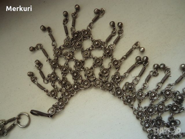 Стар накит за народна носия с малки звънчета, снимка 13 - Антикварни и старинни предмети - 29748993