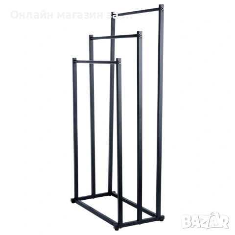 Стойка за хавлии за баня, метална стойка, 3 нива, снимка 9 - Сушилници - 53232667