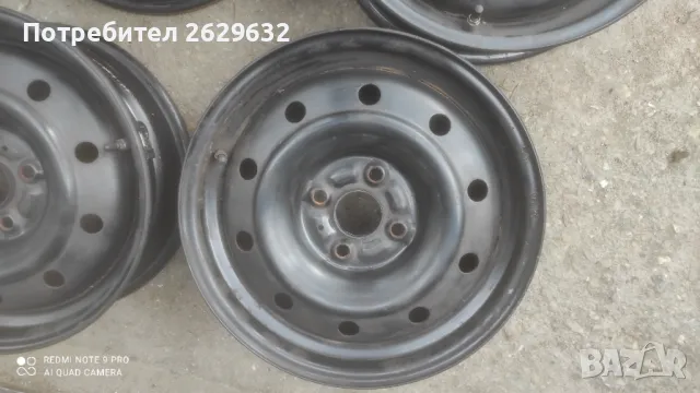 Джанти 15 цола 4x100 с датчици за налягане, снимка 4 - Гуми и джанти - 49874584