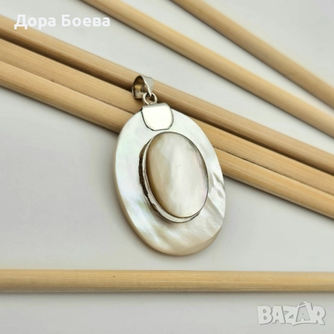 Сребърен медальон: "Сирена", снимка 4 - Колиета, медальони, синджири - 52311473