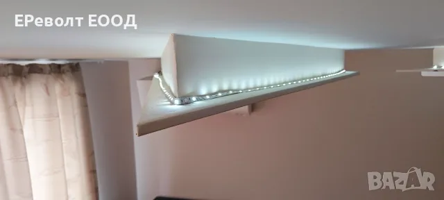 ОСВЕТЛЕНИЕ С ЧЕТИРИЦВЕТНА LED ЛЕНТА НА ФИГУРИ ОТ ГИПСОКАРТОН 02 - ЕРеволт ЕООД, снимка 9 - Електро услуги - 55890967