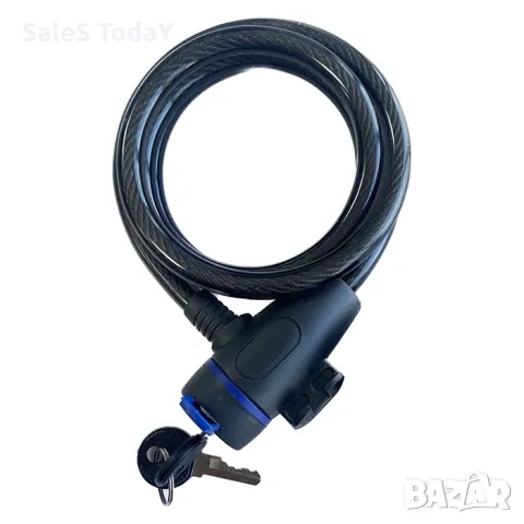 Заключващо устройство за велосипед+ ключ, снимка 3 - Аксесоари за велосипеди - 47415228