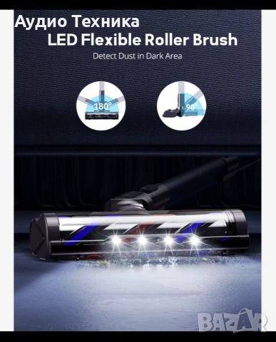 Безжична прахосмукачка модел A19 с мощен мотор и издръжлива батерия. , снимка 3 - Прахосмукачки - 53287806