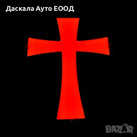 3D светещ кръст,ЧЕРВЕНА светлина, снимка 2 - Аксесоари и консумативи - 50201588