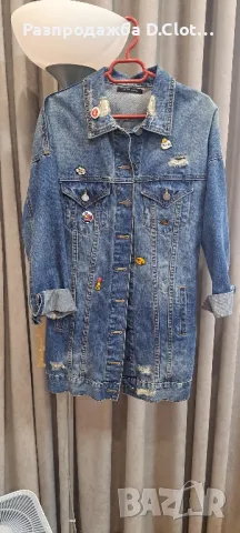 Дълго дънково яке S