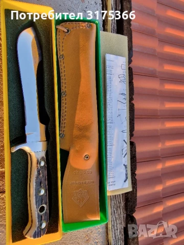 Ловен нож PUMA  White hunter ОРИГИНАЛ, снимка 8 - Ножове - 51020726