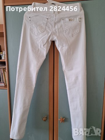 Дамски изчистен бял панталон , снимка 2 - Панталони - 40625818