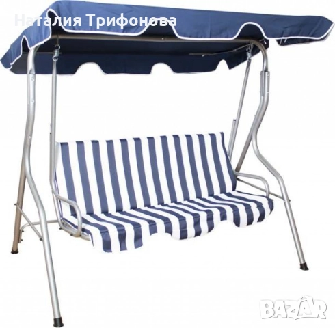 Триместна градинска люлка 110x172xH155 cm