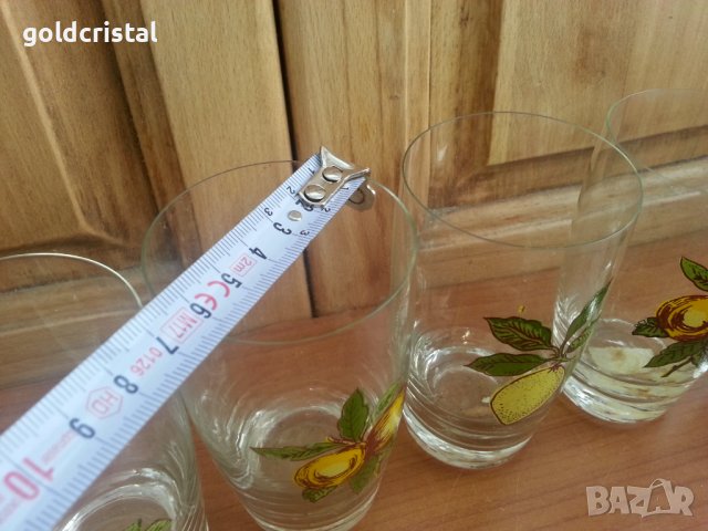 Стъклени чаши за вода, снимка 9 - Антикварни и старинни предмети - 37141605