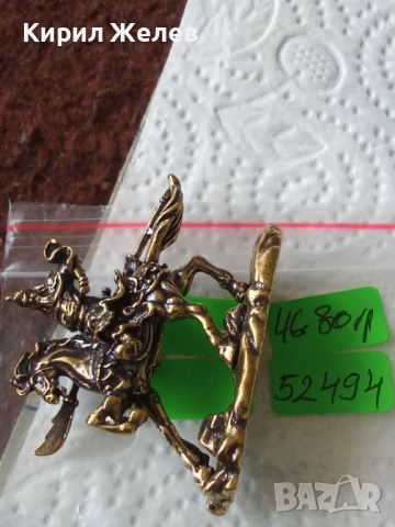 Бронзова фигурка на Гуан ди 52494, снимка 12 - Антикварни и старинни предмети - 52730545