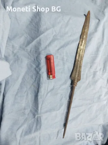 Африканско бойно копие от Конго, снимка 6 - Бойно оръжие - 49045881