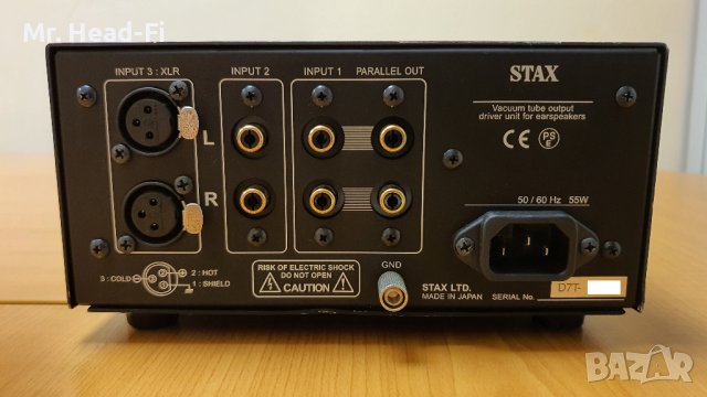 STAX SRM-007 tA (230V) - Електростатичен лампов усилвател, снимка 3 - Ресийвъри, усилватели, смесителни пултове - 37784741