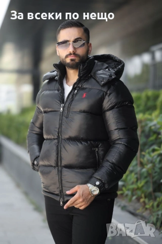Polo Ralph Lauren Мъжко Черно Зимно Яке С Качулка Код A1159