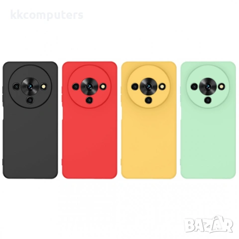 ZTE Blade A76 5G Силиконов калъф за телефон с каишка за ръка и Скрийн Протектор