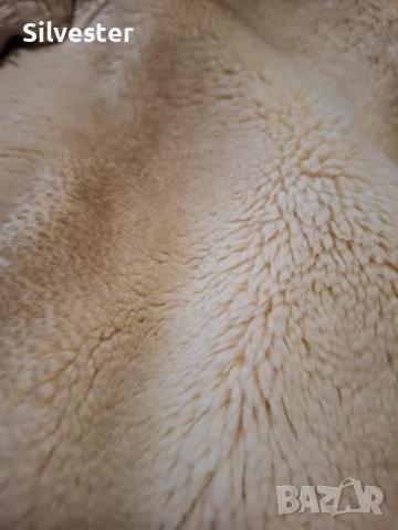 Дамски кожух от естествена кожа с качулка, размер М, снимка 15 - Палта, манта - 53032329