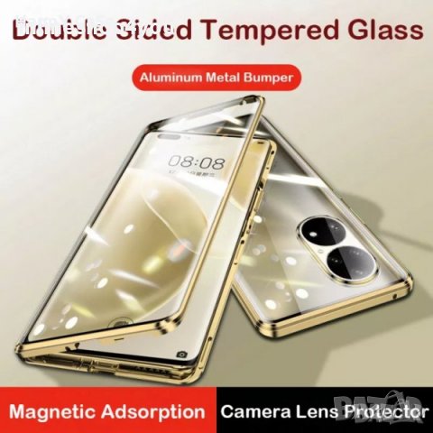 Двоен Магнитен Кейс Huawei P50 pro , снимка 2 - Калъфи, кейсове - 37640782