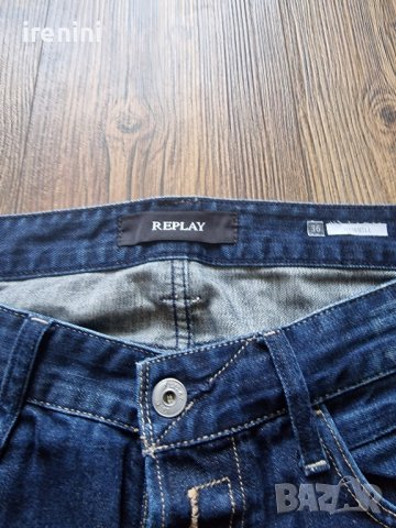 Страхотни мъжки  дънки REPLAY , размер  36ти / 34, снимка 8 - Дънки - 42172534