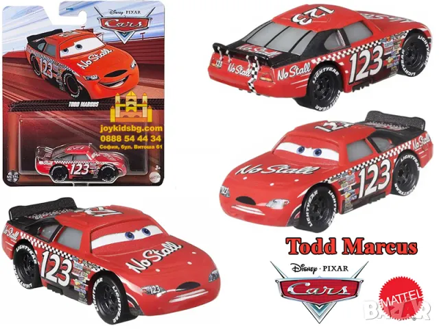 Todd Marcus Disney/Pixar Cars - оригинал 1:55, снимка 1