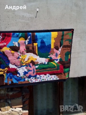 Старинен ковьор,покривка за стена #90, снимка 3 - Други ценни предмети - 29400462