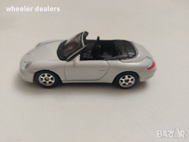 Метална количка Welly Porsche 911 Carrera S в мащаб 1:60, снимка 4 - Колекции - 39397718