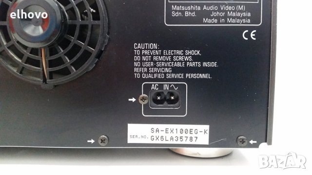 Ресивър Technics SA-EX100, снимка 10 - Ресийвъри, усилватели, смесителни пултове - 29756959