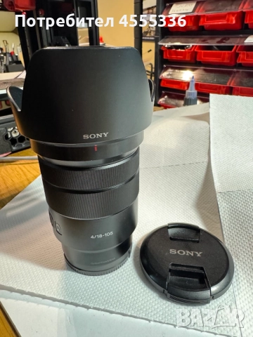 SONY SELP18105G E 4/PZ обектив 18-105 Г ООС, снимка 4 - Обективи и филтри - 52712139