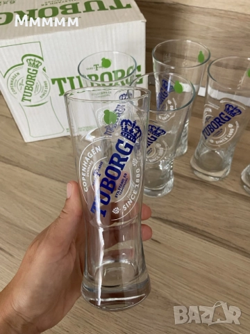 Чаши за бира Tuborg , снимка 3 - Чаши - 55881514