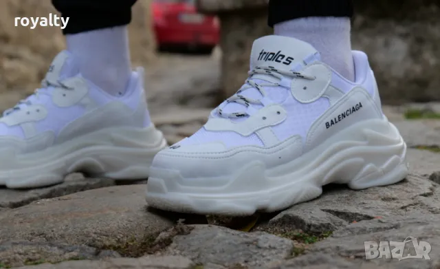 Balenciaga Triple S бели дамски маратонки 