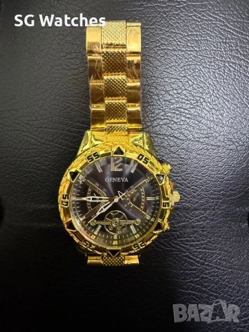 Часовник Geneva Black Gold, снимка 2 - Мъжки - 52859692