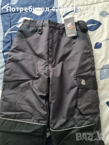 Работен панталон KASTOR M Winter Grey/Black, снимка 4 - Панталони - 53132885