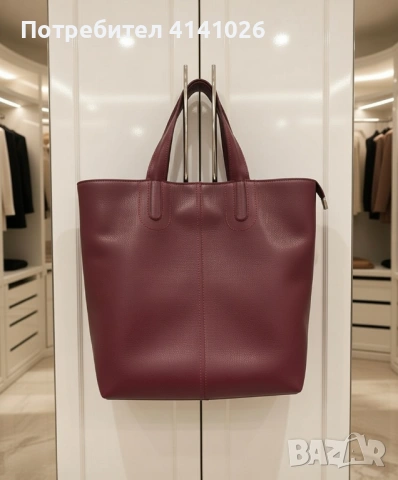 Стилна Дамска Чанта - Бордо - Нова