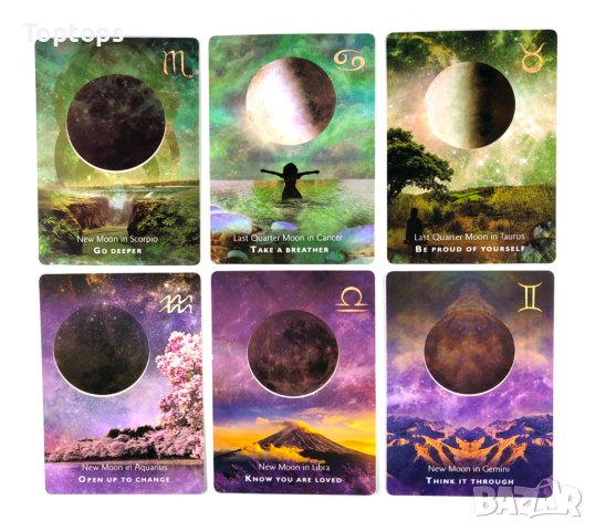 Лунни оракул карти:Moonology (Manifestation) Oracle &Queen of the Moon, снимка 5 - Карти за игра - 42292601