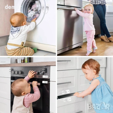 FUNYKICH 10 бр. предпазна кабелна ключалка за безопасност на деца и домашни любимци, снимка 6 - Други стоки за дома - 53983721