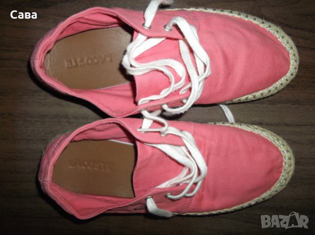 Еспадрили LACOSTE, снимка 2 - Дамски ежедневни обувки - 29455967