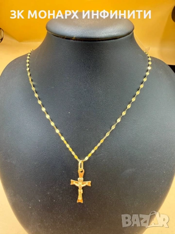 Златен ланец /585/, снимка 2 - Колиета, медальони, синджири - 53165725