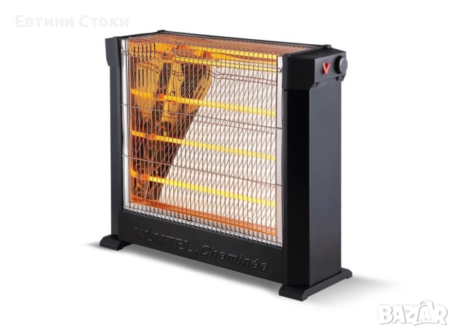 Кварцова печка LUXELL KS-2760 2200W с 4 тръби за бързо отопление, снимка 5 - Отоплителни печки - 52059878