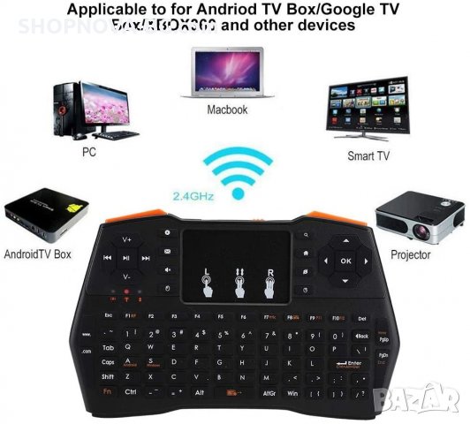 Геймърска безжична клавиатура и мишка за android, windows, ios и други устройства, снимка 9 - Дистанционни - 21151517