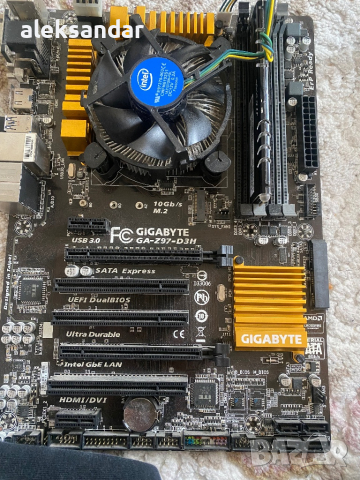 Gigabyte GA-Z97-HD3 Intel Z97 ATX LGA1150 DDR3 Intel l7 4790 