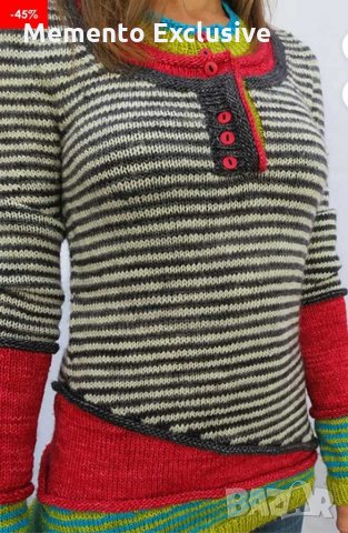 РАЗПРОДАЖБА!!!Пуловер "Colourful Extravaganza", снимка 2 - Блузи с дълъг ръкав и пуловери - 31092880