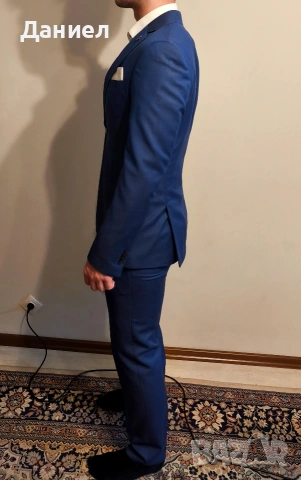 Мъжки Костюм Teodor + Риза - като нов, снимка 2 - Костюми - 54307705