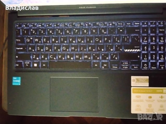 Asus Vivobook 15 X1504ZA 15.6" FHD 12th Gen Intel Core i3-1215U 16GB 256 GB SSD отлична батерия , снимка 3 - Лаптопи за работа - 56205884